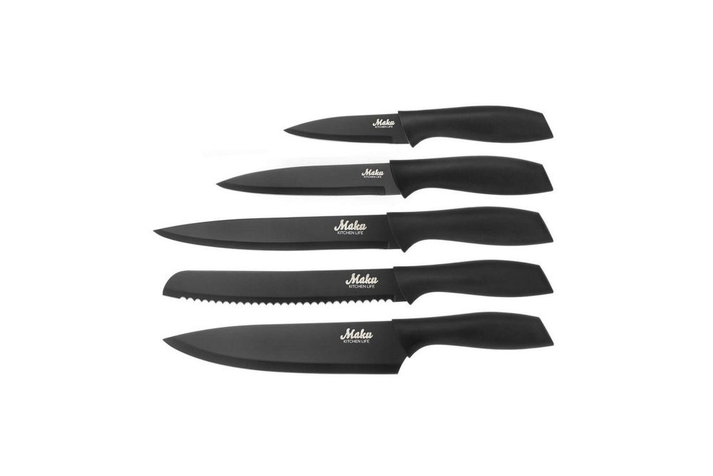 Knivset Maku 5 Delar Svart