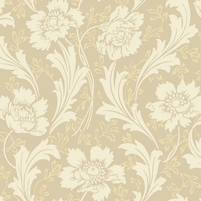 Gammalsvenska Papper Villastaden 100-03 Beige Tapet | Stuvbutiken - Bild 2
