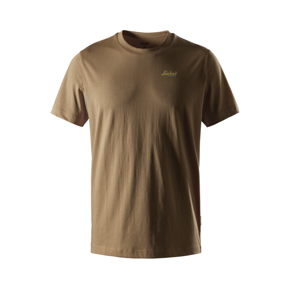 T-SHIRT LITEN LOGGA LJUSBRUN STL XS