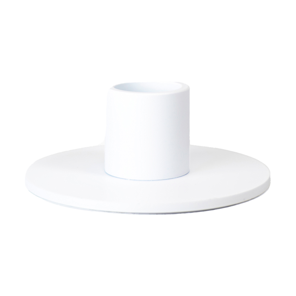 Cooee ljusstake low 3 cm, White