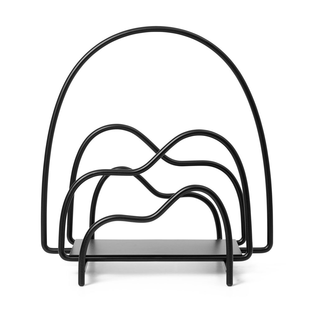 Lithos tidningsställ, Black