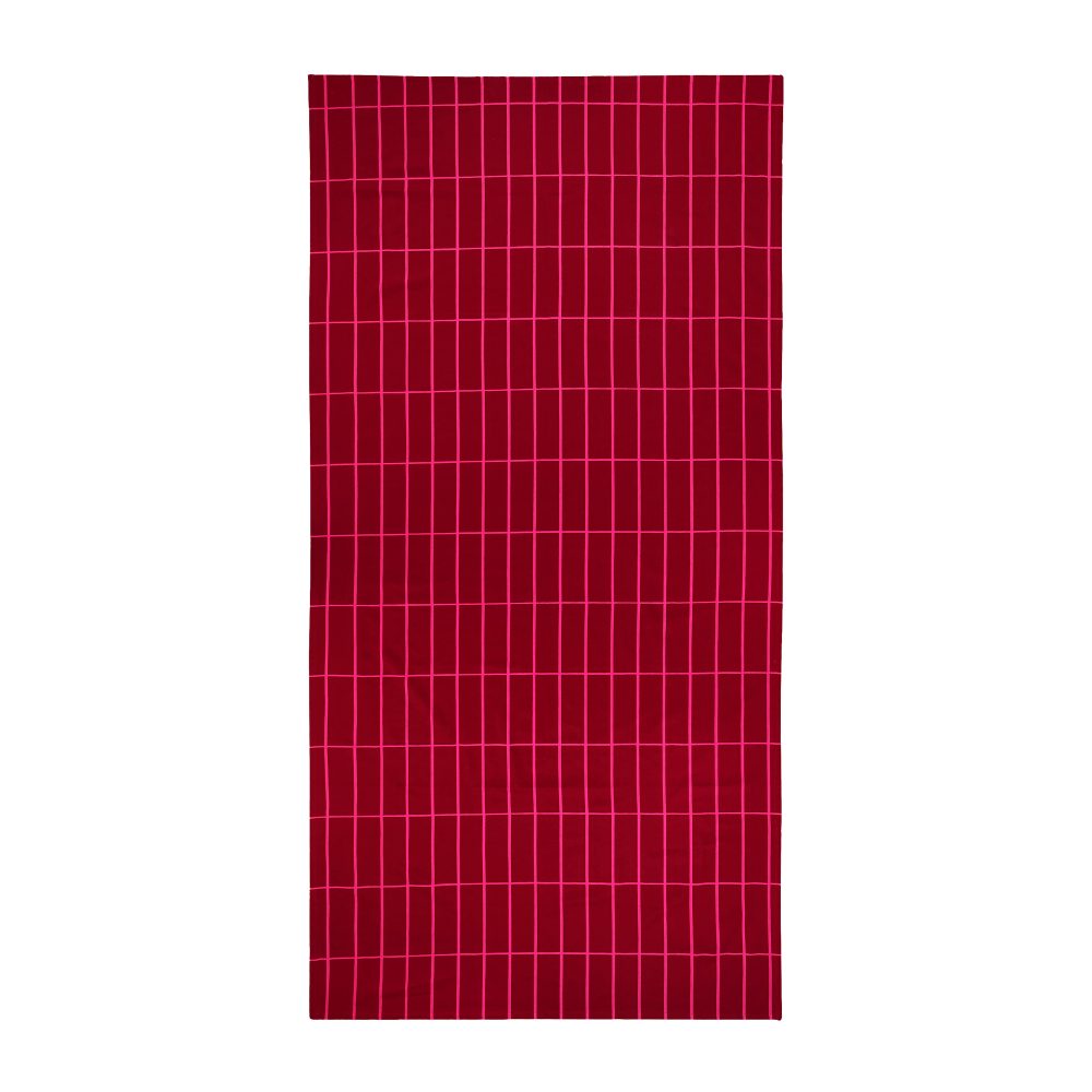Tiiliskivi duk 140x280 cm, Röd-rosa