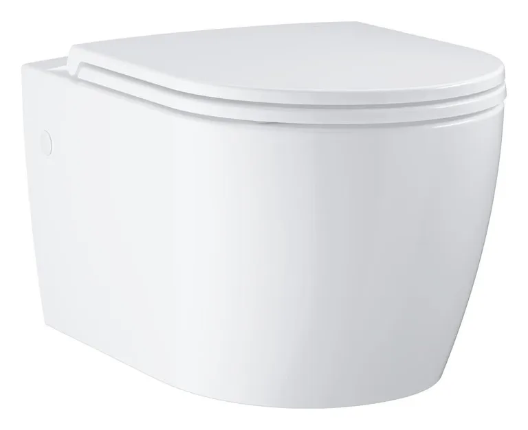 Grohe Start Round Ceramic Toalettstol vit, vägghängd