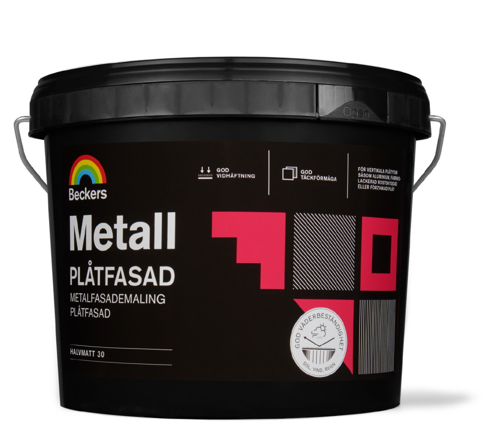 PLÅTFASADFÄRG METALL BAS A 2,7