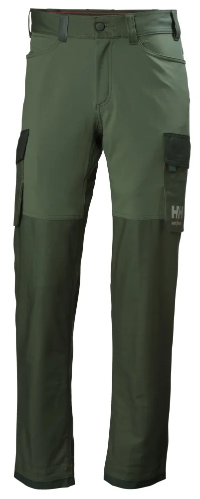 Helly Hansen Workwear Oxford 4X 77408-474 Arbetsbyxa grön/svart D92