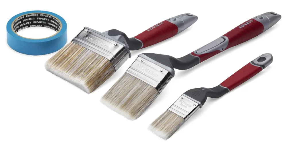 Anza Elite 700232 Fasadpenselset med tejp