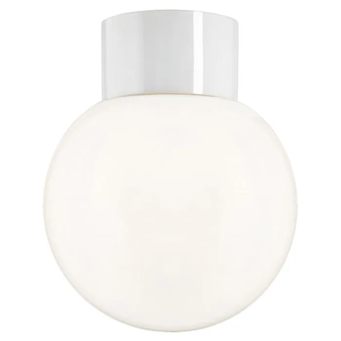 Ifö Electric 6041-540-10 Takarmatur blank, rak, IP54 Vit