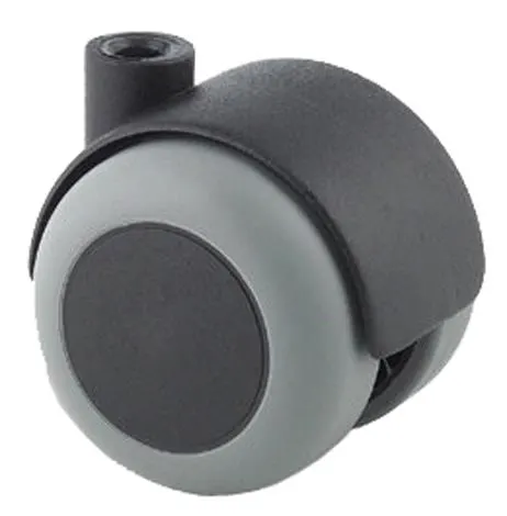Tente T50M/8SV/GR Möbelhjul 50 mm, grå, nylon Obroms