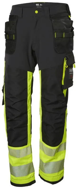 Helly Hansen Workwear ICU 77471-369 Arbetsbyxa varsel, svart/gul D104