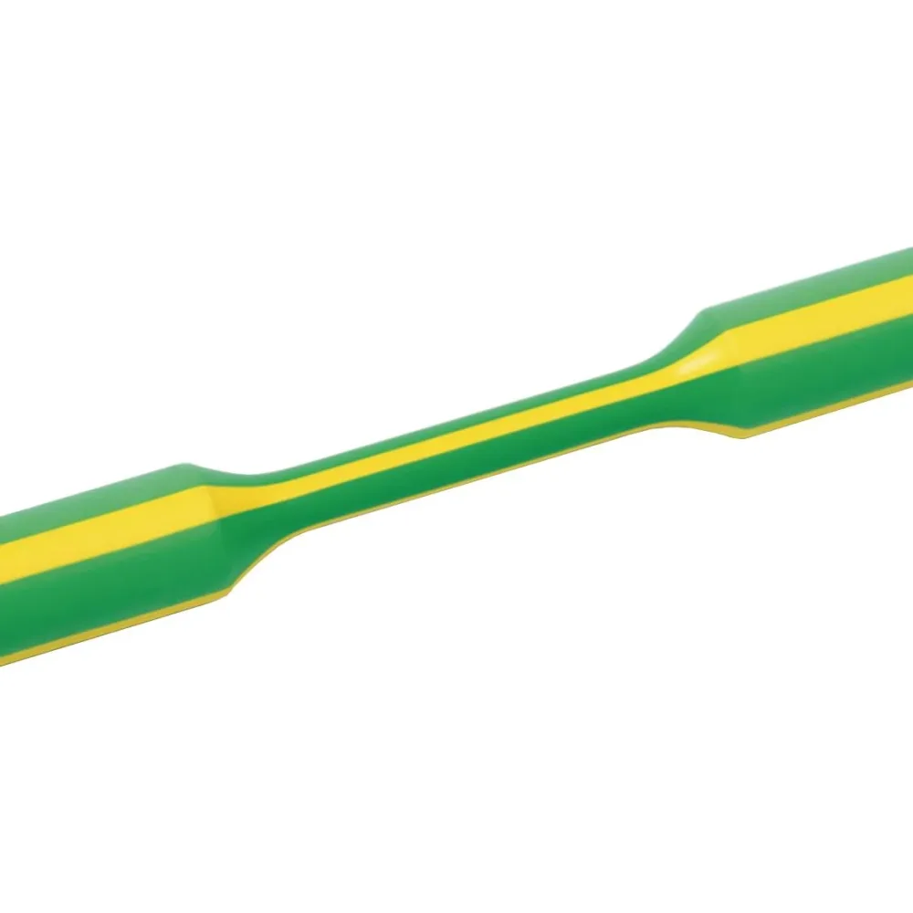 Hellermann Tyton TF31 Krympslang gul/grön, 30 m 1,5/0,5 mm
