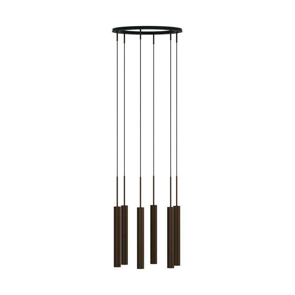 Tubulaire takkrona 6, Anodized bronzed