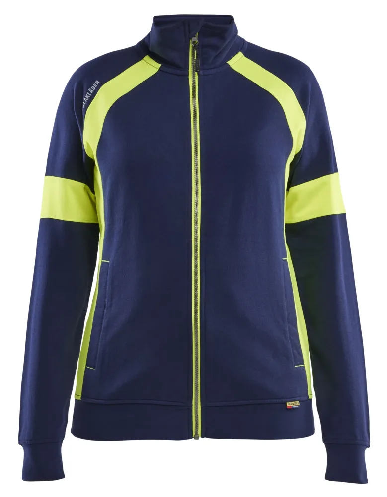 Blåkläder 3568-1158 Sweatshirt helzip, dam L