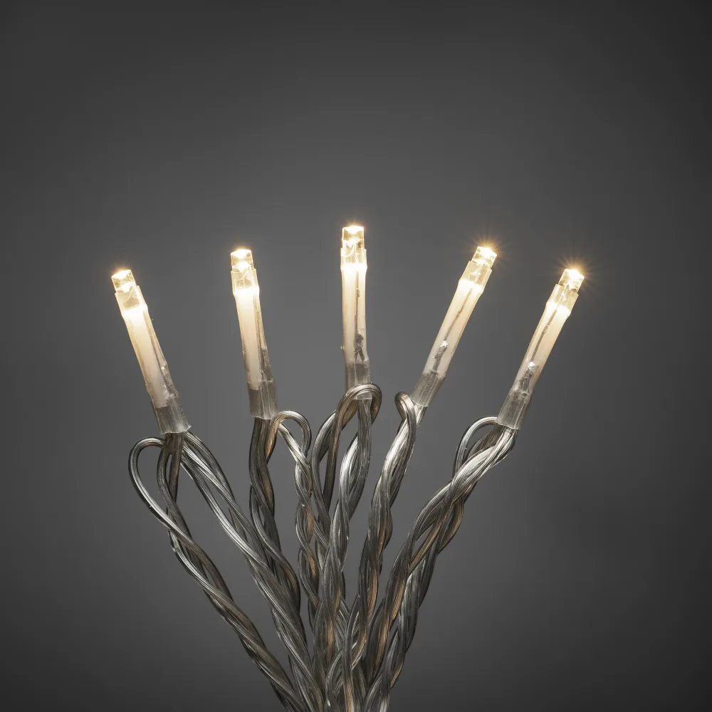 Konstsmide 3610-103 Ljusslinga transparent kabel, varmvita mikro LED 6.24 m - Bild 2