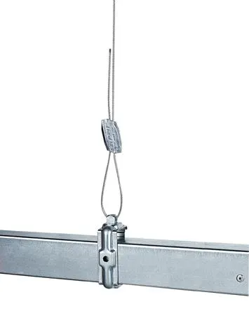 Gripple HF23FREXP Vajerupphängning 45 kg, varmförzinkad 3 m x 2 mm, 10-pack - Bild 2