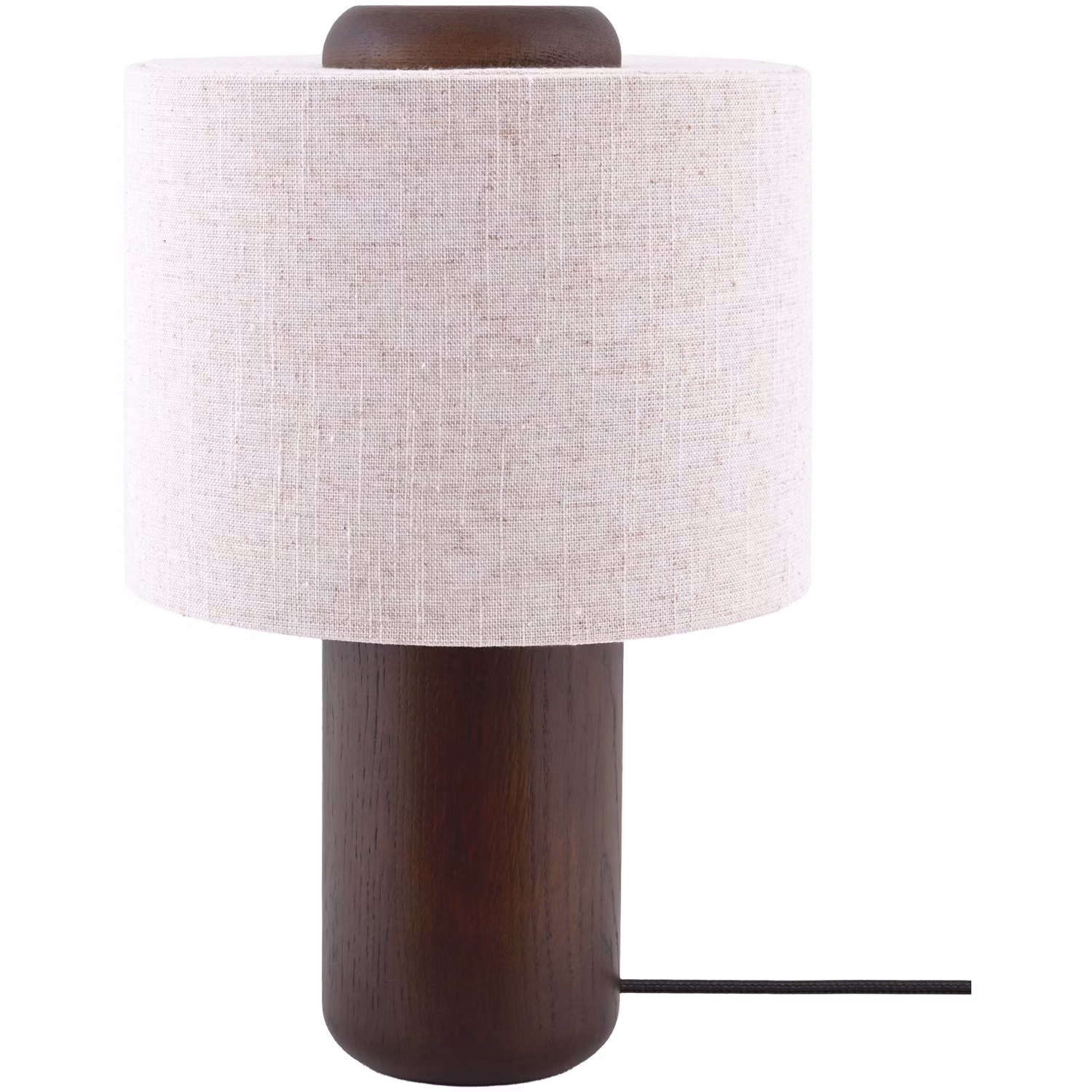 Bosco Bordslampa, Mörkbetsad Ek / Beige