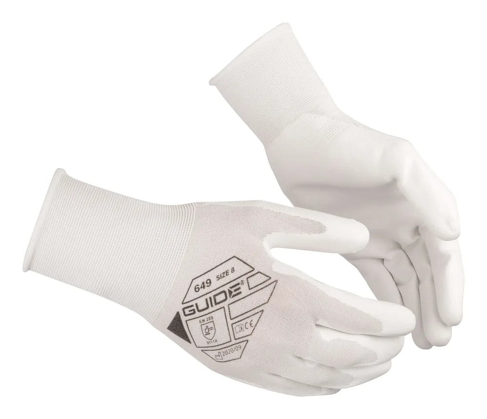Guide Gloves 649 Handske PU, extra tunn 11