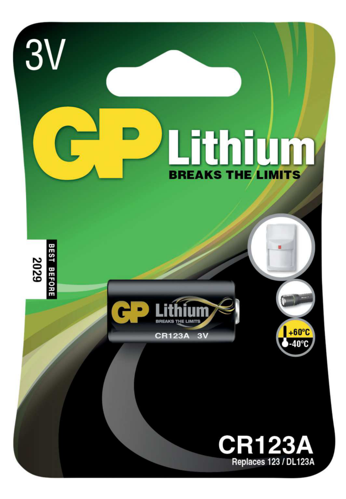 LITIUMBATTERI GP 123 A