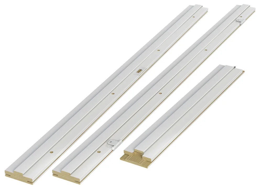 Swedoor Flex+Karm Dörrkarm för pardörr, utan tröskel, vit (S 0502-Y) 1286x1989 mm