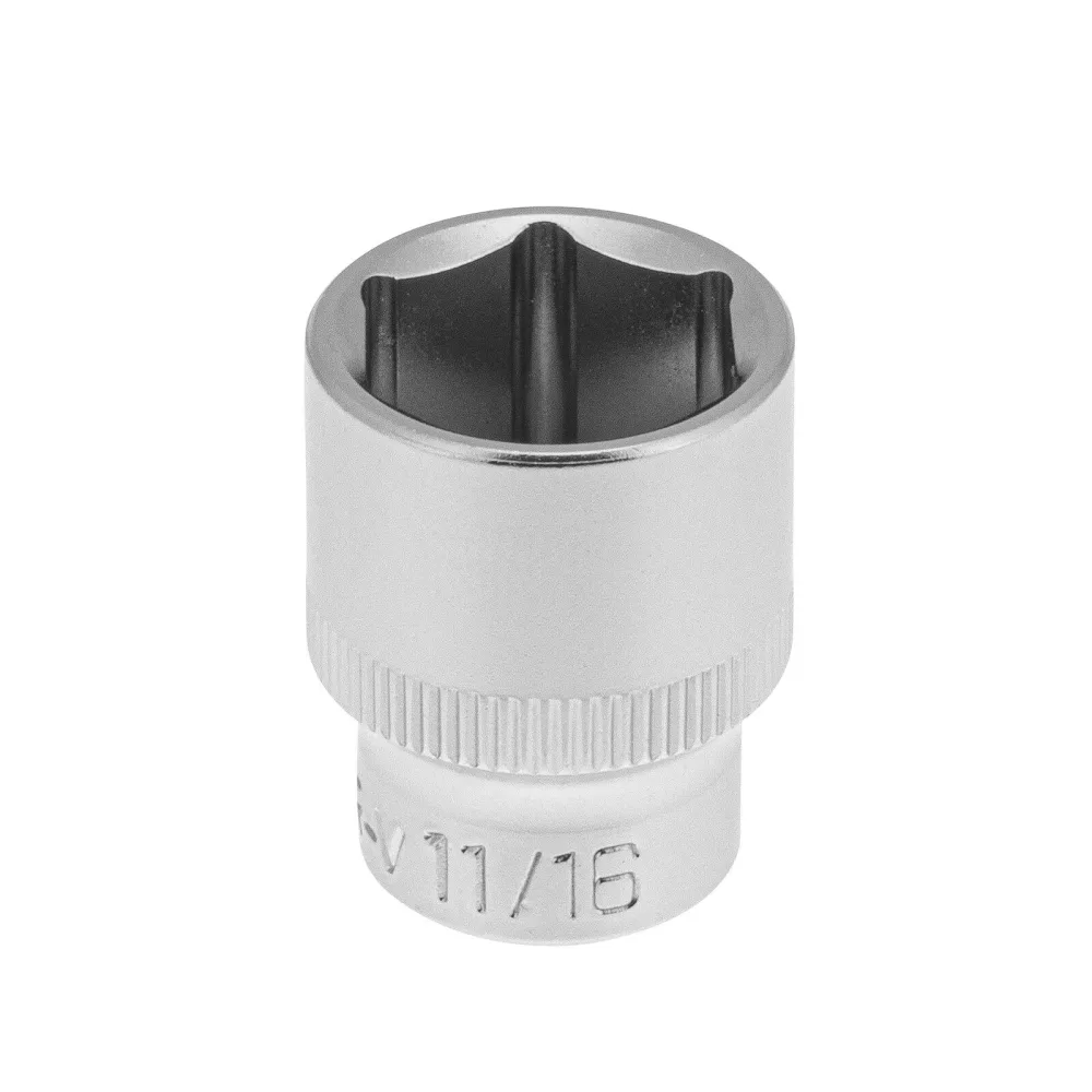 PELA 562481 Hylsa drivstorlek 3/8", 6-kant, kort 11/16"