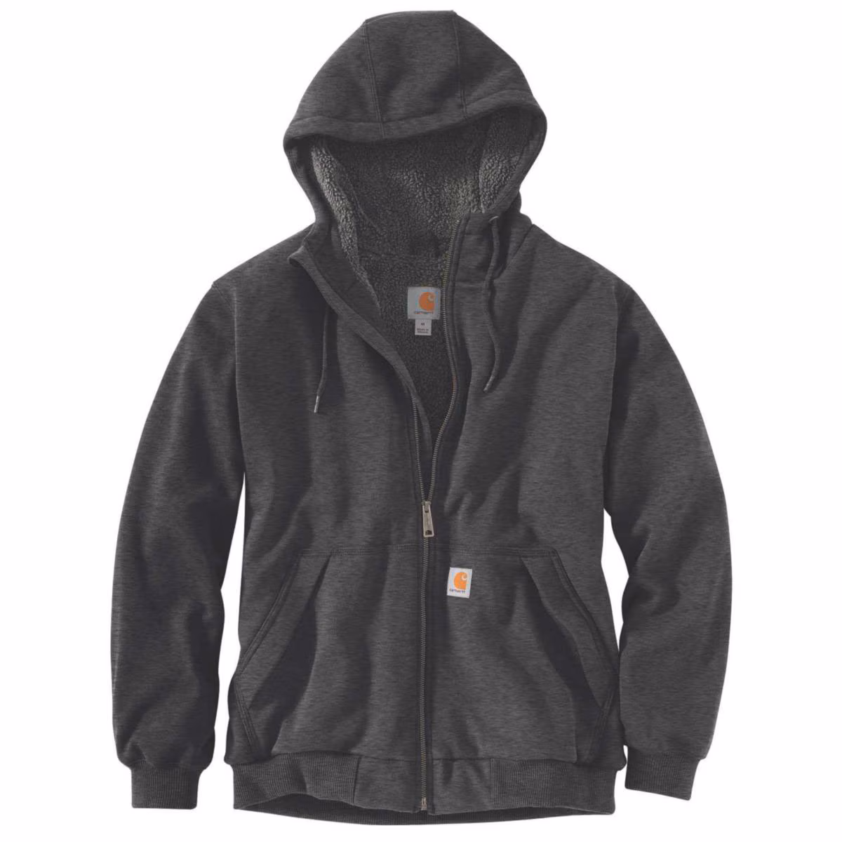Kjøp Carhartt Hettegenser helzip, mørkegrå