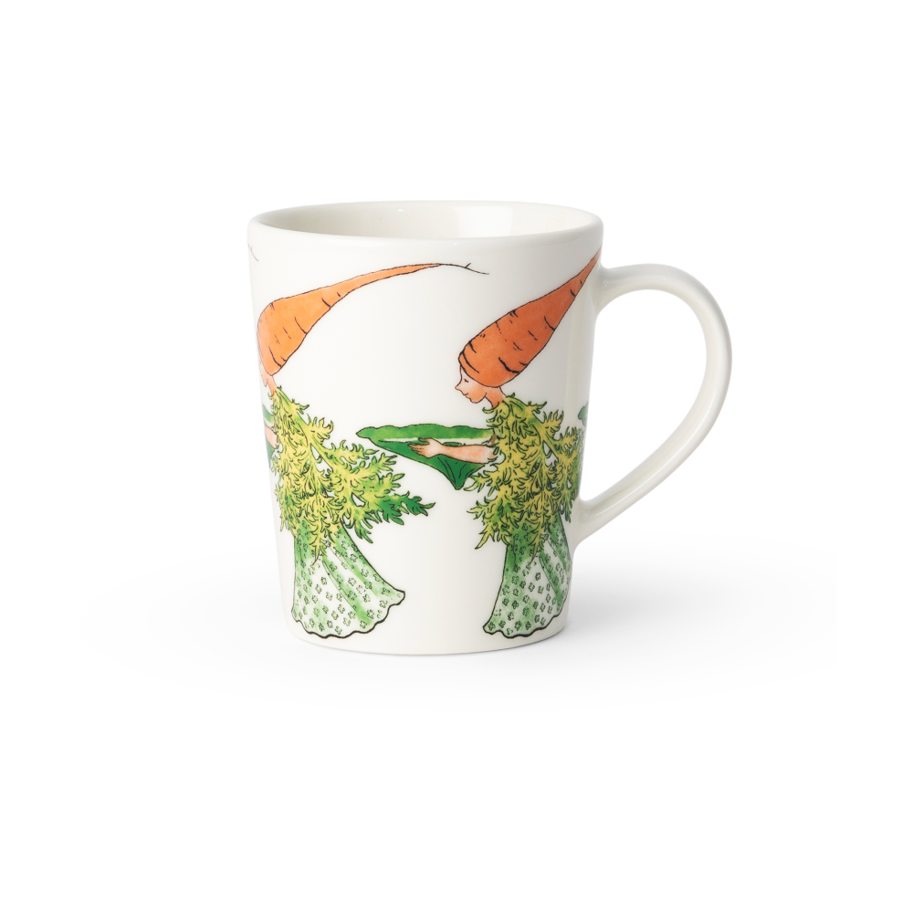Carrot mugg, 28 cl, med handtag
