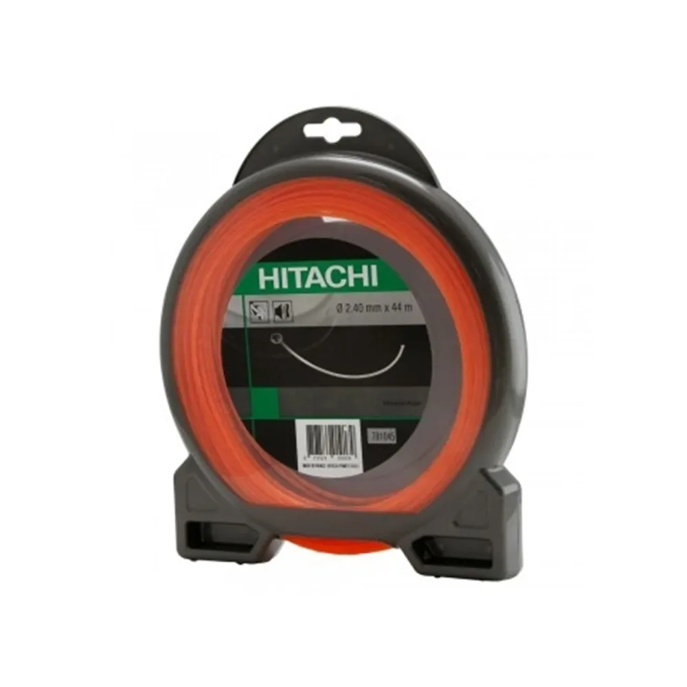 HiKOKI 66781044 Trimmertråd tvinnad, 2,4 mm, 15 m, orange, tyst