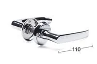 Habo A1871 Clean Dörrhandtag 38-42 mm, polerat, 5-pack