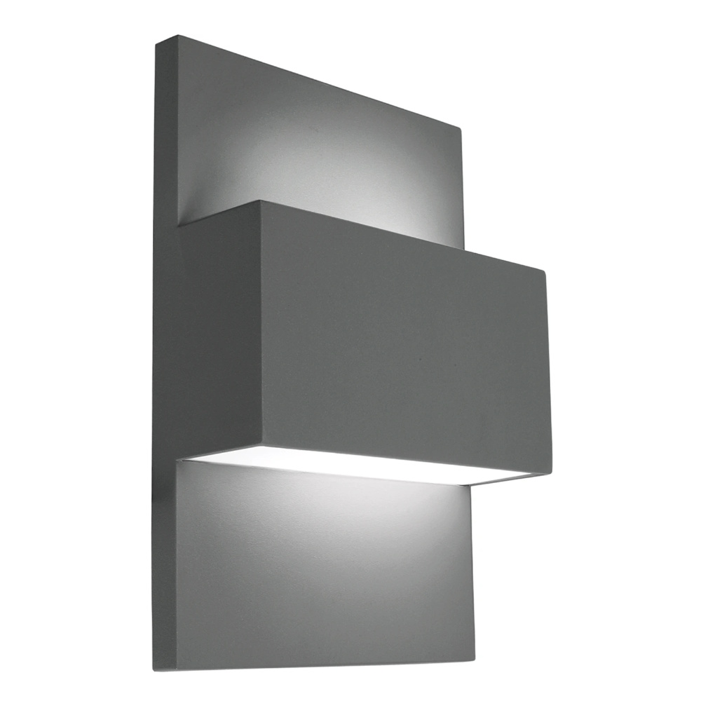Väggarmatur Geneve Upp/Nedljus Grafit LED 8,3W 220-240V IP65 Norlys 1879GR