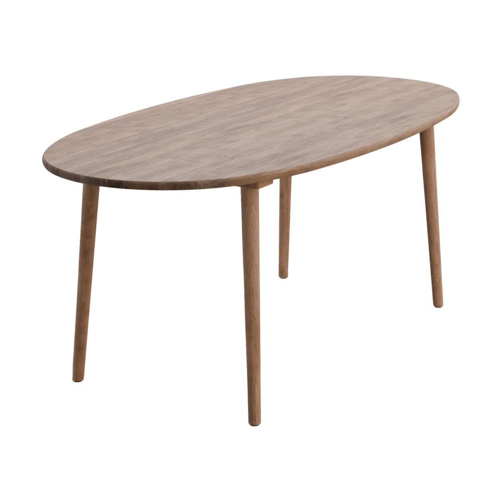 Miss Tailor matbord, Ek naturell olja, oval 180x90 cm