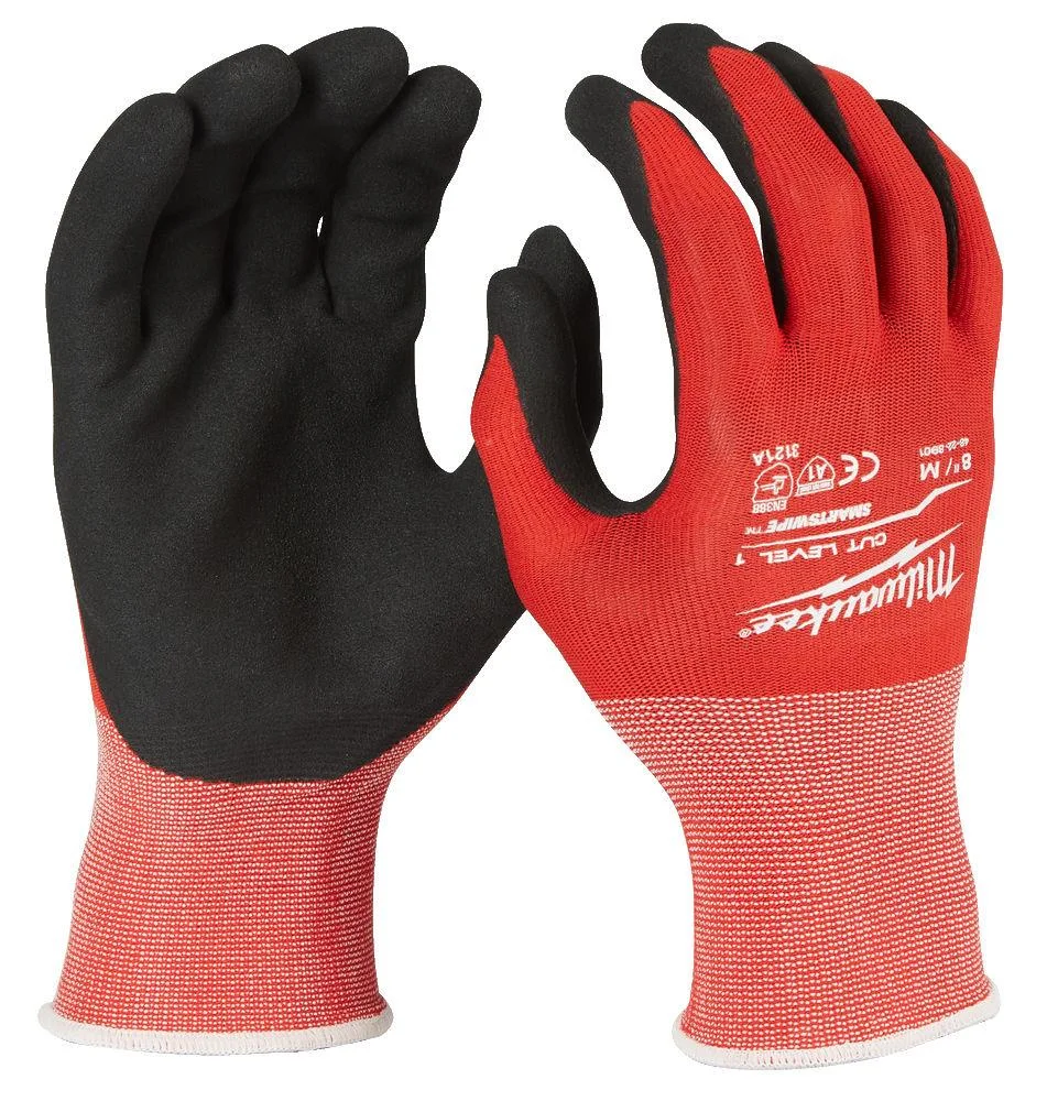 Milwaukee 1/A Montagehandske nitrildoppade, 12-pack, CL1/A XL/10