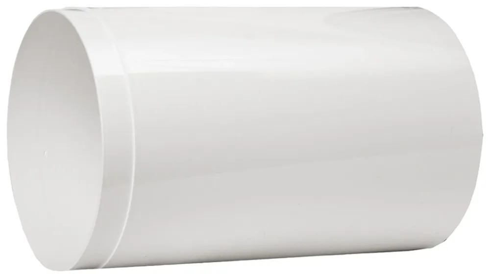 PAX 8157-1 Väggrör vit, 150 x Ø100 mm, 2-pack