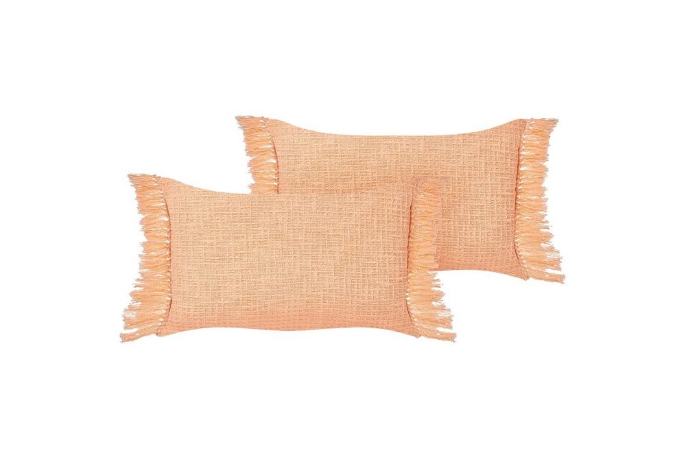 Prydnadskuddar Tansy set om 2 Orange
