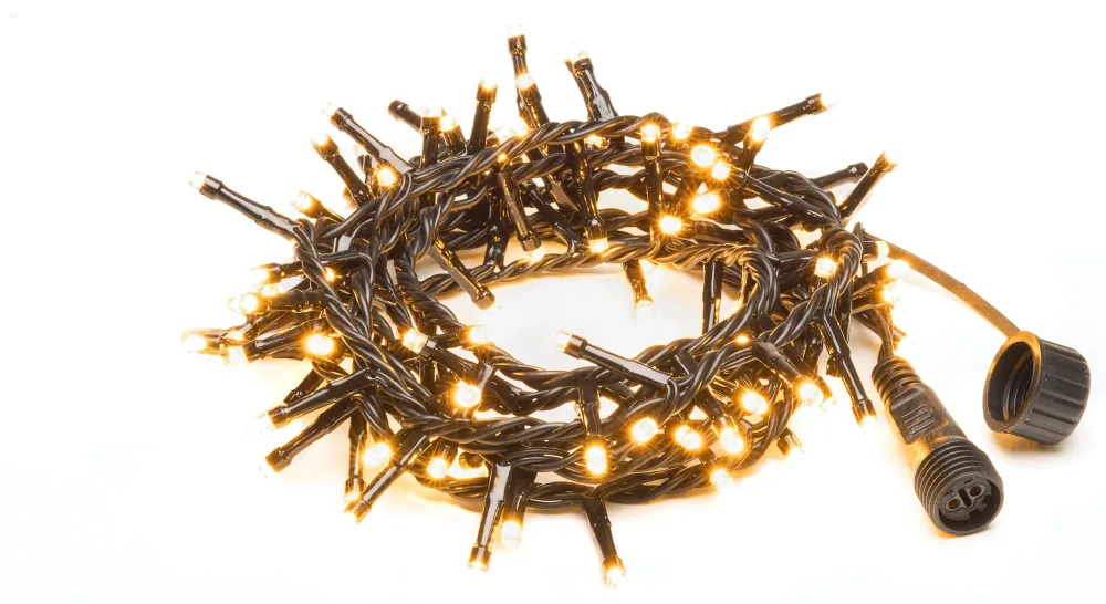 Konstsmide 4843-137 Ljusslinga cluster, 230 LED Varmvit