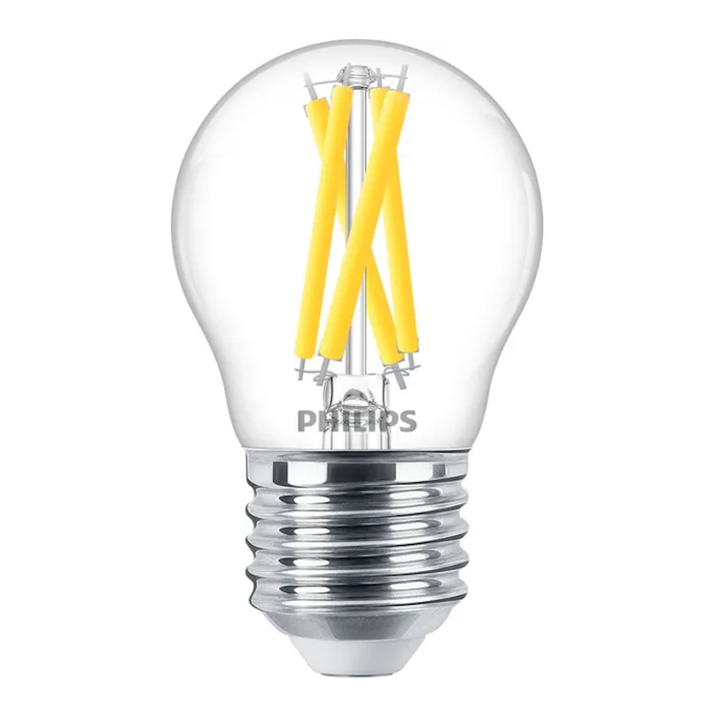 LED Luster DT 5,9-60W 220-240V E27 P45CL 927 Vit IP65 10st Philips