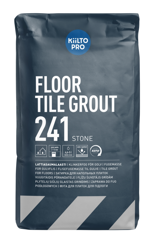 KLINKERFOG KIILTO PRO 241 MEDIUMGRÅ 20KG