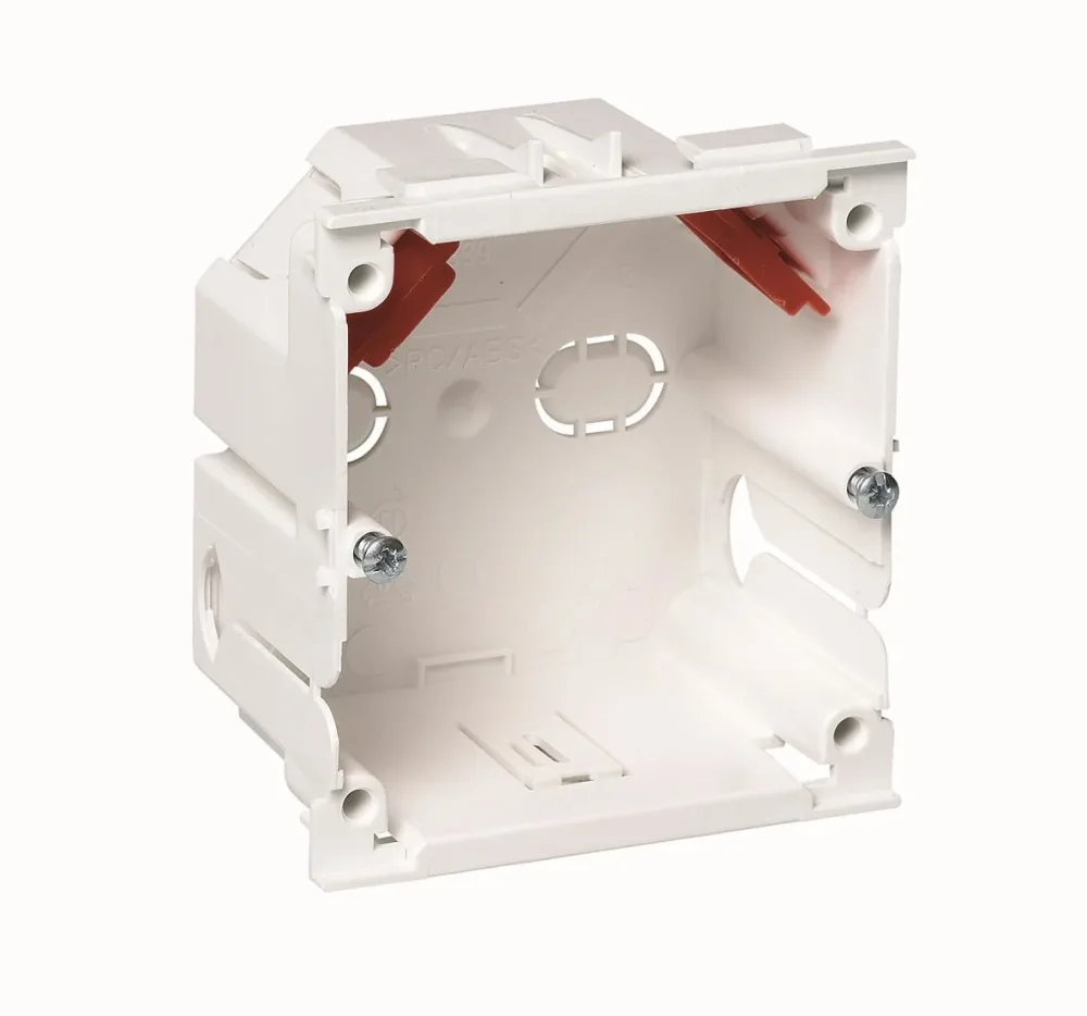 Schneider Electric 5586155 Apparatdosa 60 mm, vit Dubbel