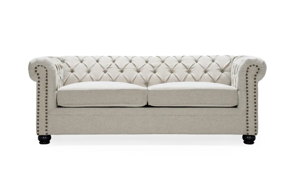 WINDSOR Chesterfield Bäddsoffa Beige