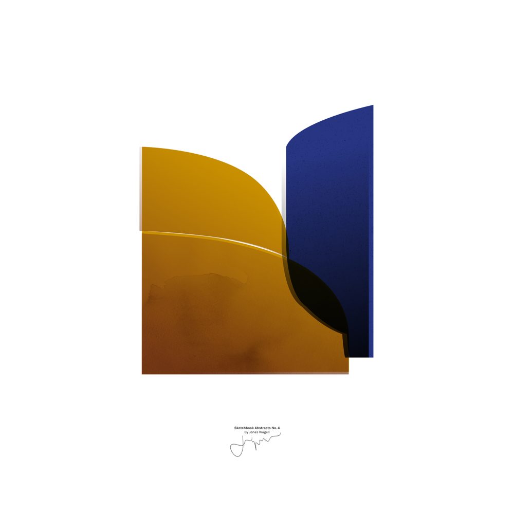 Sketchbook Abstract 04 poster, 50x70 cm