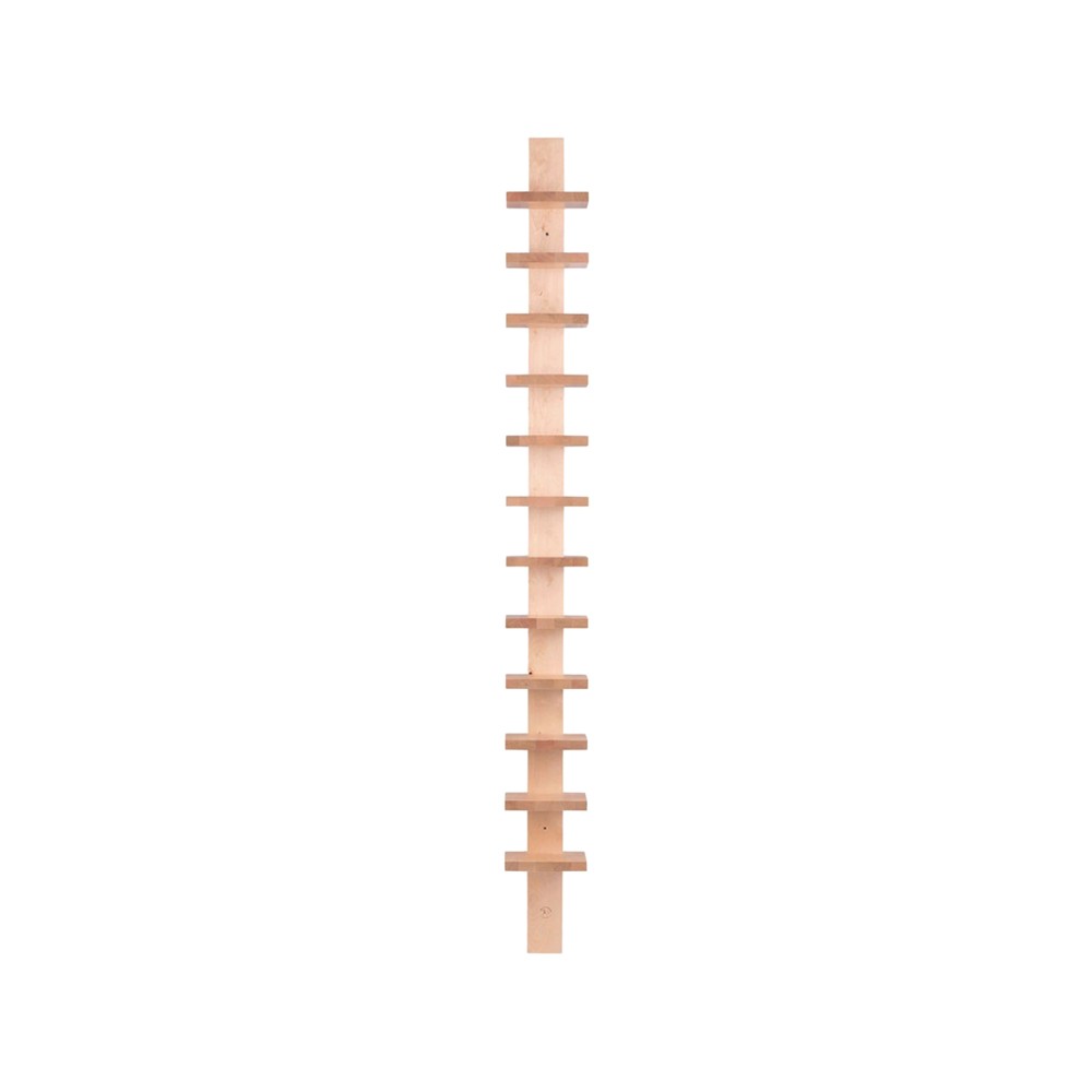 Pilaster vägghylla, Naturlackad björk