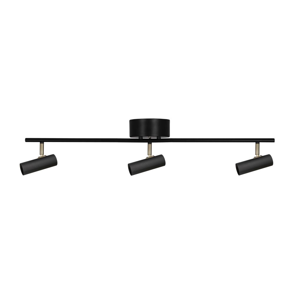 Hubble 3 Long plafond, Svart-mässing