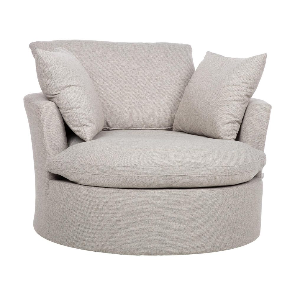 Fåtölj Fluffy Swivel 110x105x65/86 cm