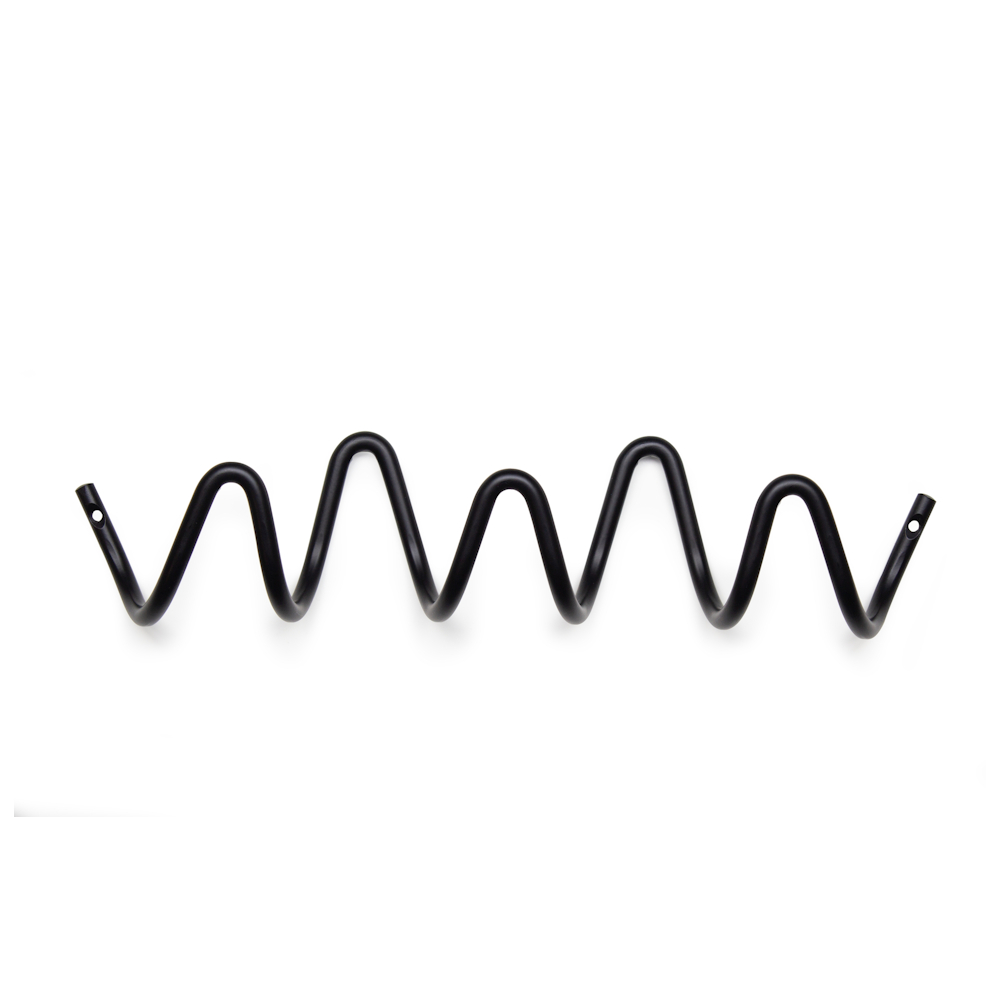 Klädhängare Wave 335x65mm Svart Habo 30225