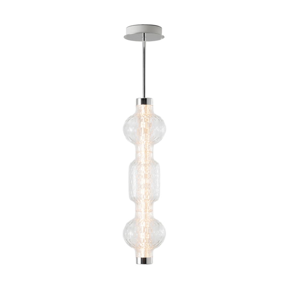 Alambicco vertikal pendel, appstyrd, 3 glaskupor