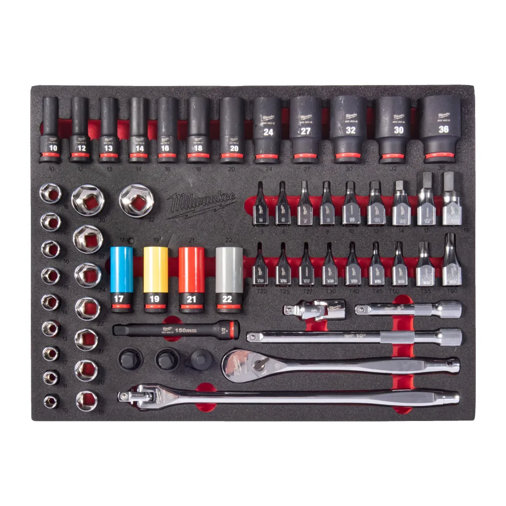 Milwaukee 4932500757 Krafthylssats 60 delar