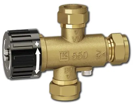 LK Systems LK 550 AquaMix Blandningsventil 22 mm - Bild 2