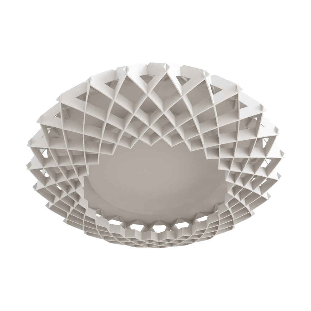 Pilke Signature plafond Ø45 cm, Vit