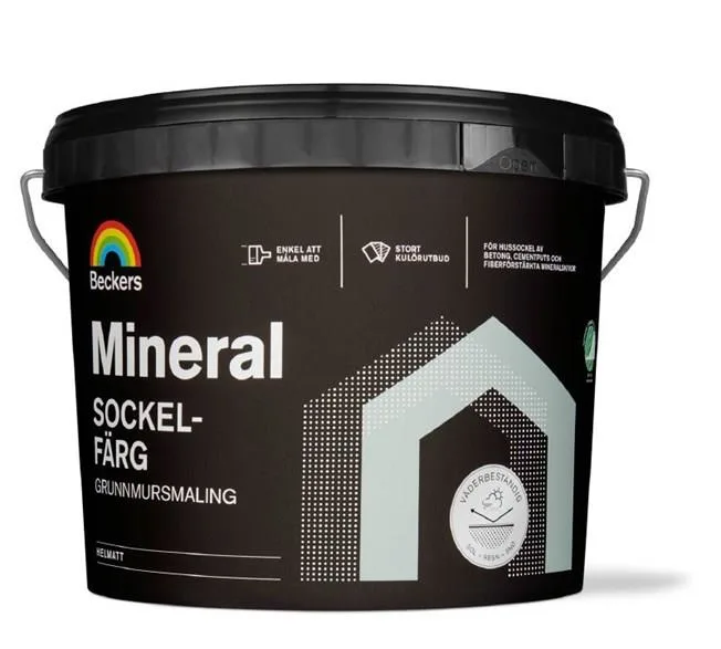 Beckers Mineral Sockelfärg helmatt Valfri kulör - Bild 2