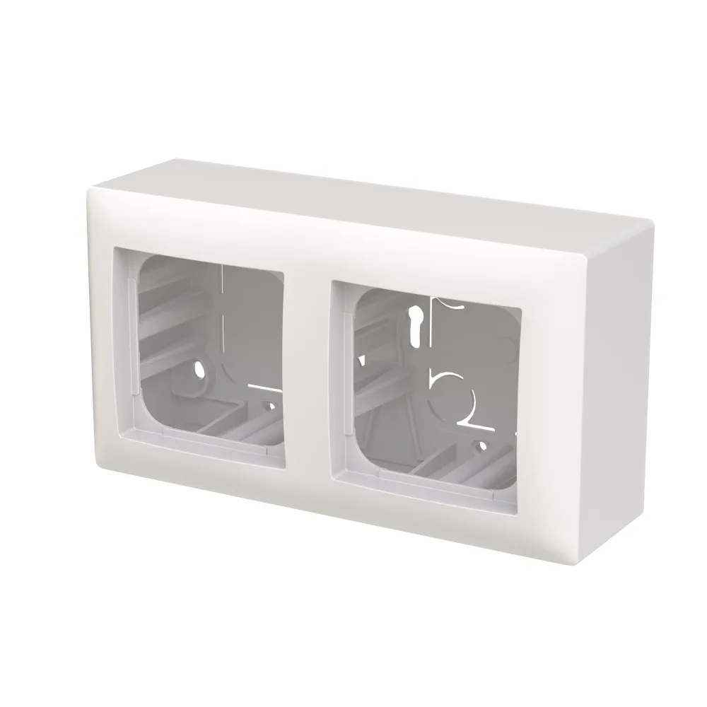 ABB Saga 1723S85H53-916 Förhöjningsram 1 fack, 85 mm bredd