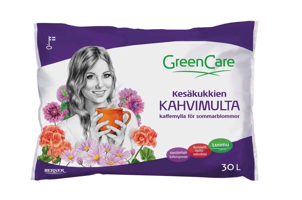 Coffee soil for Summer flowers GreenCare