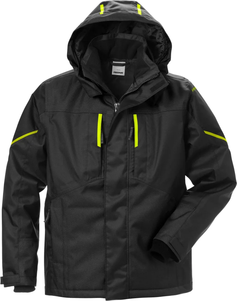 Fristads 4058 GTC Vinterjacka svart/Hi-Vis gul Svart/Hi-Vis Gul